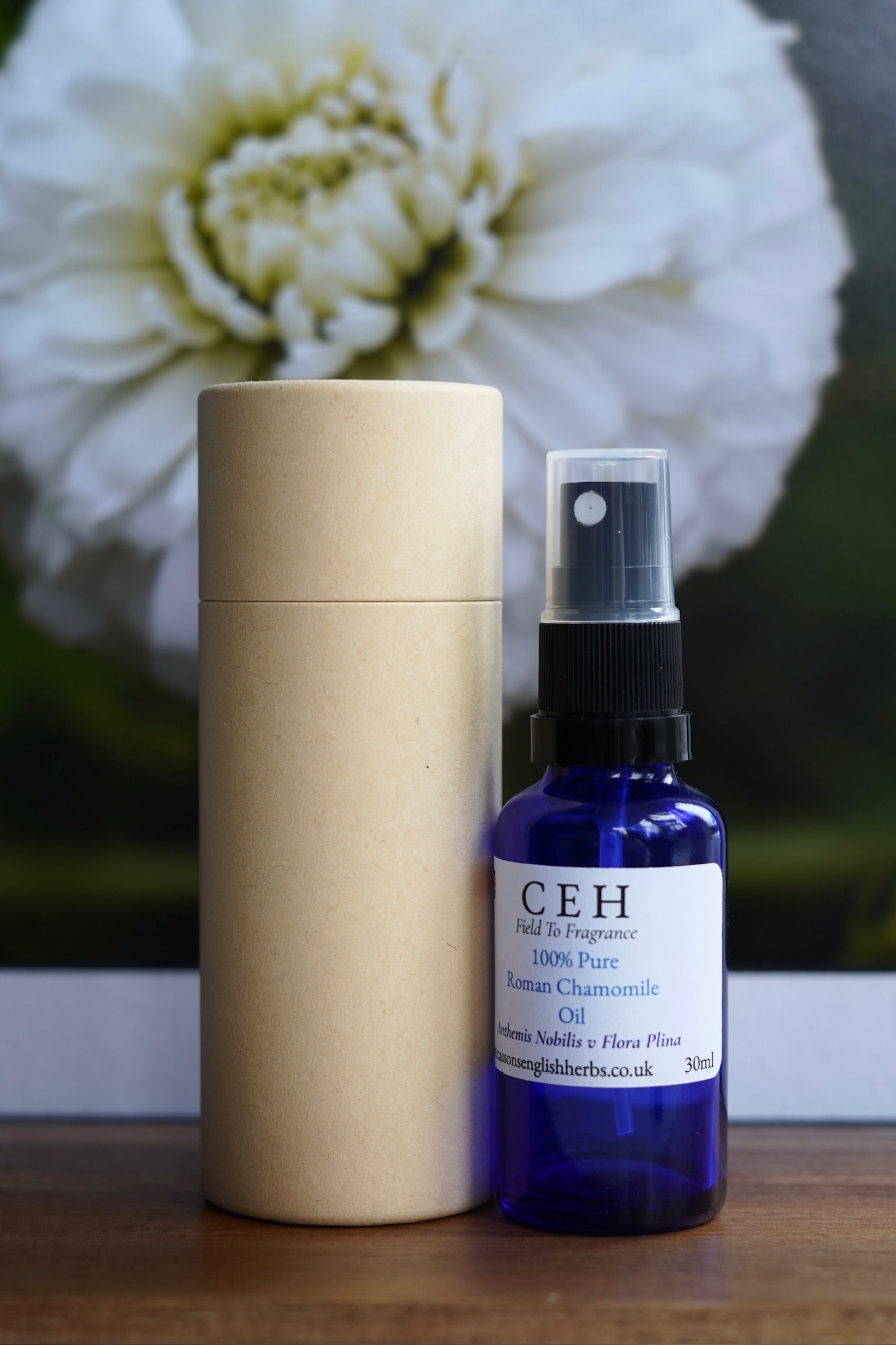 Spritz & Mini Dropper Duo Roman Chamomile Oil.